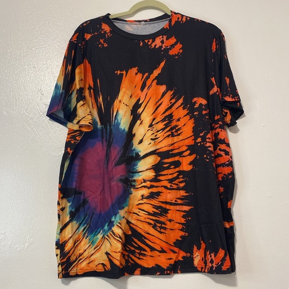 No Brand Tops - NEW Bright and Colorful Tie Dye Short sleeve T Shirt Plus size 2X